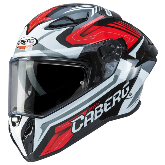 Casco Caberg Drift Evo II Jarama doppia visiera bianco, rosso e nero