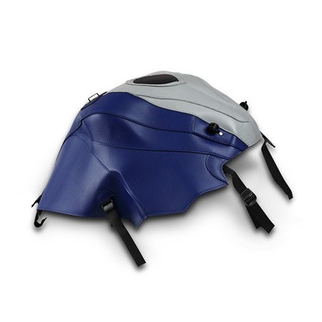 Copriserbatoio Bagster per Honda VFR 1200 F 10-13 in similpelle blu e grigio chiaro