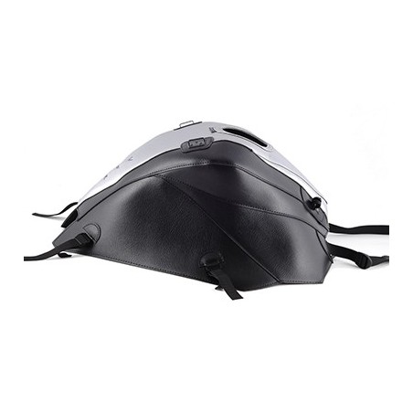 Copriserbatoio Bagster per Honda VFR 1200 F 10-13 in similpelle nero con strisce argento