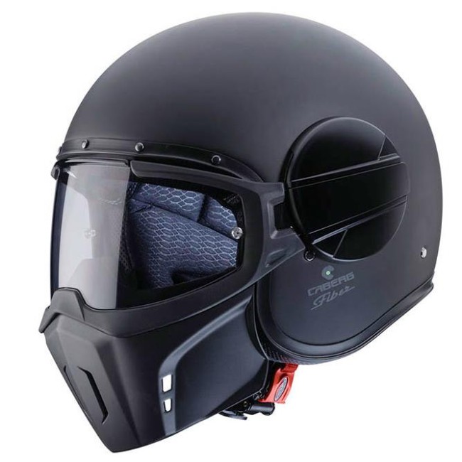 Casco Caberg Ghost-x in fibra nero opaco