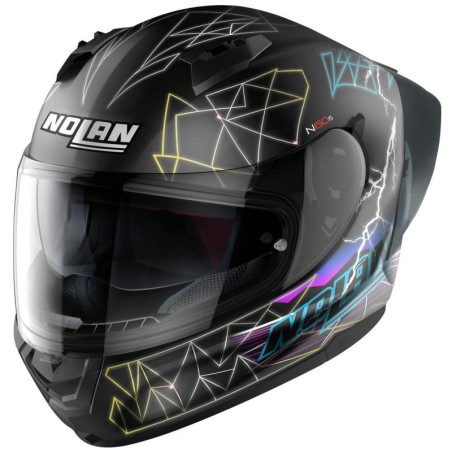 Casco integrale Nolan N60.6 Sport Raindance nero multicolore