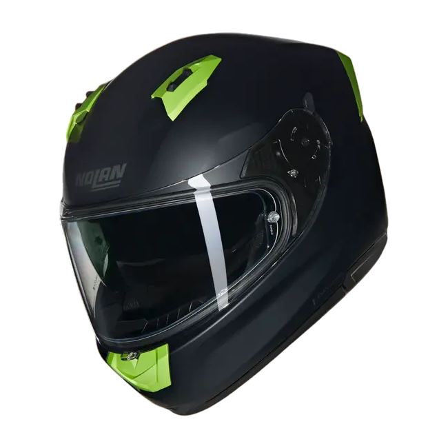 Casco integrale Nolan N60.6 Classico Nobile nero e verde opaco