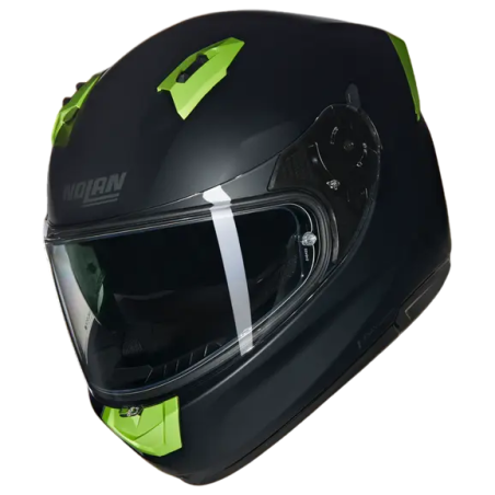 Casco integrale Nolan N60.6 Classico Nobile nero e verde opaco