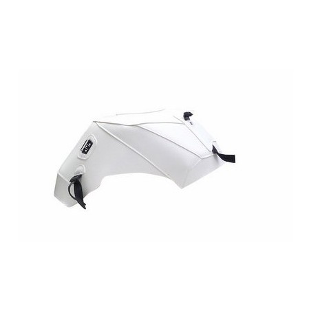 Copriserbatoio Bagster per Suzuki GSR 750 11-16 in similpelle bianco