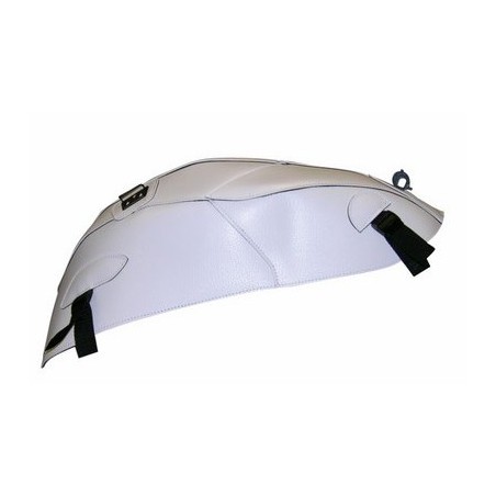 Copriserbatoio Bagster per Suzuki GSX-R 1000 09-16 in similpelle bianco