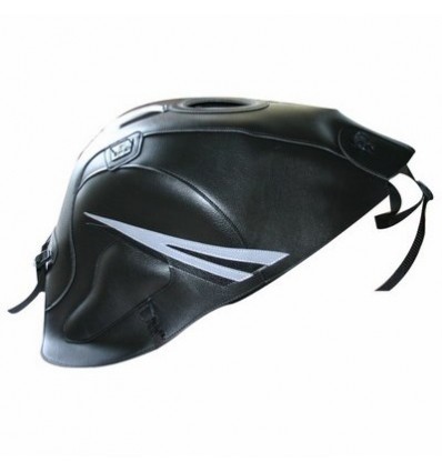 Copriserbatoio Bagster per Suzuki GSX 1300R Hayabusa 08-18 nero, triangolo acciaio e nero