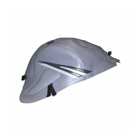 Copriserbatoio Bagster per Suzuki GSX 1300R Hayabusa 08-18 grigio acciaio, triangolo antracite e grigio