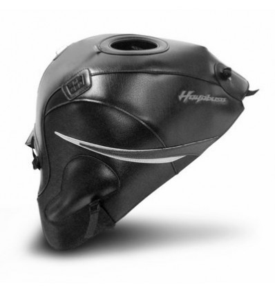 Copriserbatoio Bagster per Suzuki GSX 1300R Hayabusa 08-18 nero, triangolo antracite e grigio chiaro