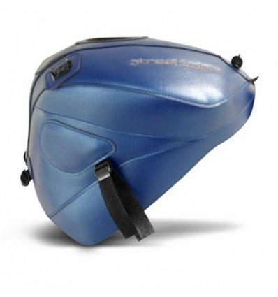 Copriserbatoio Bagster per Triumph Street Triple 675R dal 2013 in similpelle azzurro perlato