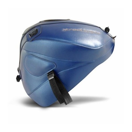 Copriserbatoio Bagster per Triumph Street Triple 675R dal 2013 in similpelle azzurro perlato