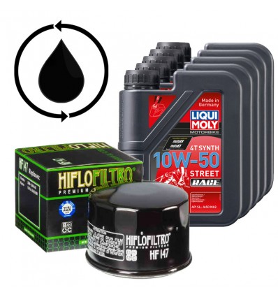 Kit per cambio olio su Moto Royal Enfield Shotgun 650 e Super Meteor 650