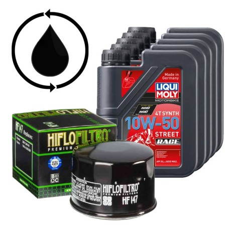 Kit per cambio olio su Moto Royal Enfield Shotgun 650 e Super Meteor 650