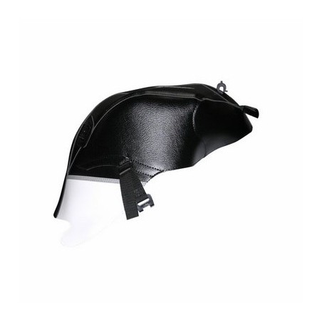 Copriserbatoio Bagster per Yamaha YZF R125 08-18 in similpelle nero e bianco