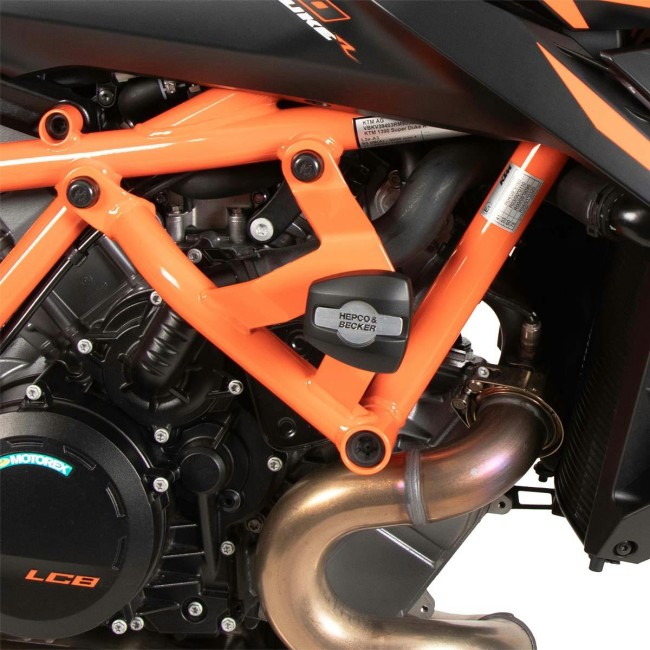 Paramotore Hepco & Becker arancione per KTM 1390 Superduke R dal 2024