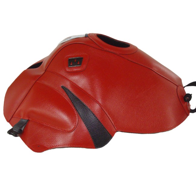 Copriserbatoio Bagster per Yamaha TDM 850 96-01 in similpelle rosso e nero