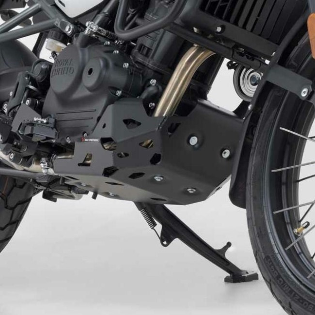 Paracoppa in alluminio nero SW-Motech per Royal Enfield Guerrilla 450 dal 2024