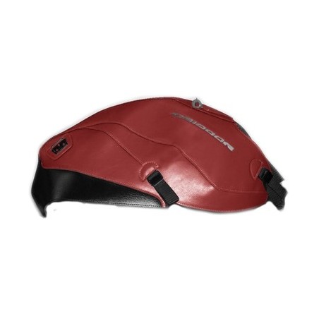 Copriserbatoio Bagster per Honda CB 1000R 08-17 in similpelle rosso scuro e nero