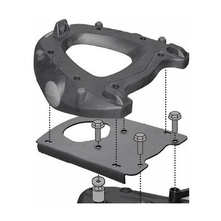 Portapacchi Givi Monokey per BMW F800 GS Adventure 13-14