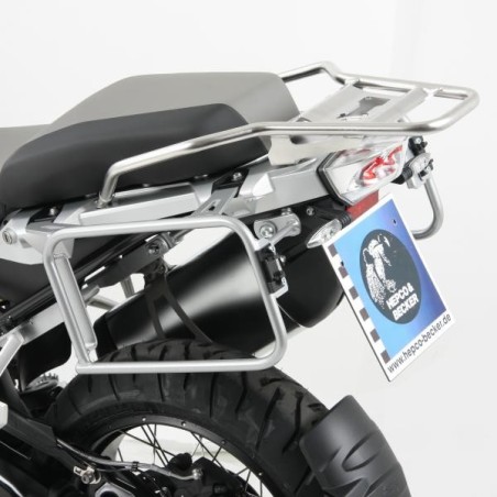 Coppia telai laterali Hepco & Becker Lock It per BMW R1200GS Adventure 14-15 argento