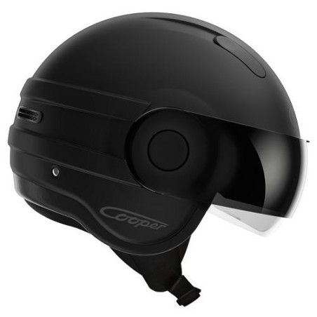 Casco Roof Cooper monocolore nero opaco