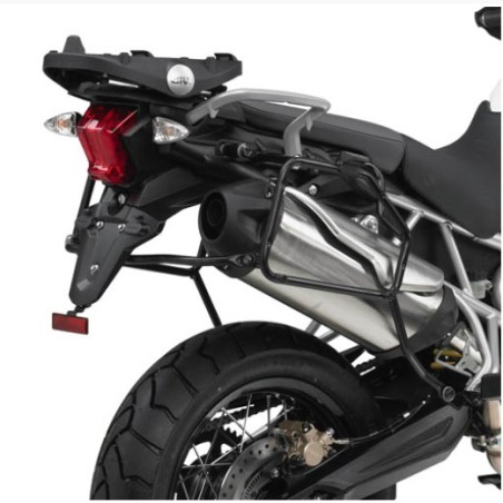 Portavaligie laterale a sgancio rapido Givi PLR5103 Monokey per Triumph Tiger 800 e Tiger 800 XC