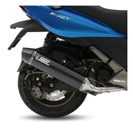 Marmitta Mivv Stronger Steel Black per Kymco K-XCT 300