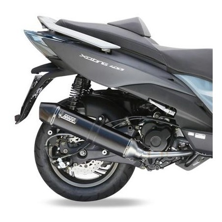 Marmitta Mivv Stronger Steel Black per Kymco Xciting 400