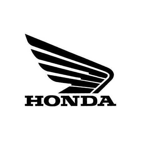 Adesivo ala Honda nero cm 12