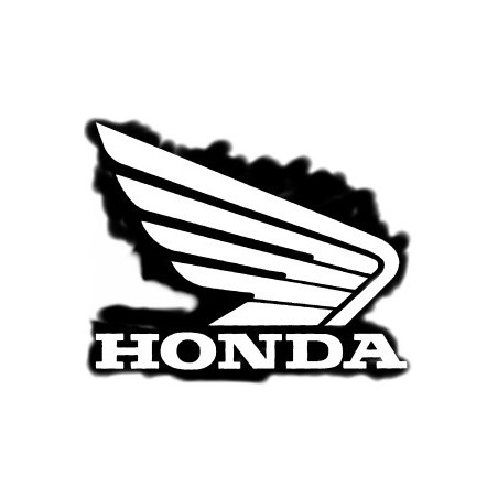 Adesivo ala Honda bianco cm 12