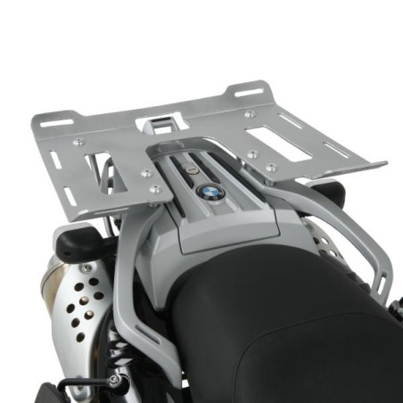 Estensione in alluminio Hepco & Becker per portapacchi su BMW G650GS dal 2011