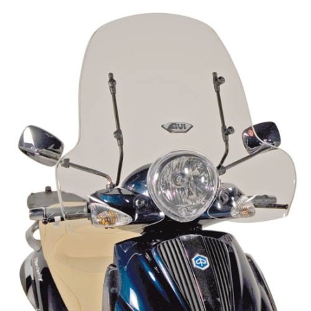 Parabrezza Givi per Piaggio Beverly 500 e Beverly Tourer 125/250/300/400 alto