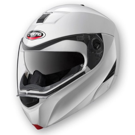 Casco Caberg Modus apribile predisposto Bluetooth bianco metal