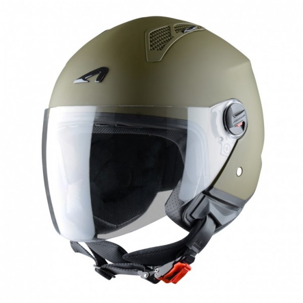 CASCO JET TUCANO URBANO EL TOP 4 STAGIONI DOPPIA VISIERA BRONZO OPACO