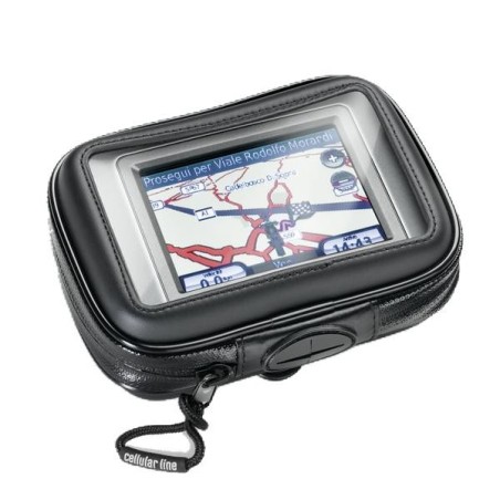 Custodia Cellular Line da manubrio specifica per navigatori GPS fino a 3,5'