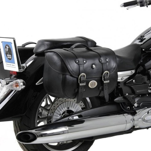 BORSA POSTERIORE DI PELLE LIBERTY Hepco & Becker, borse rigide, bauli  givi per moto, borsa bmw motorrad, borse moto triumph