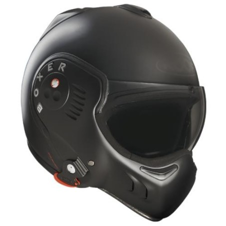 Casco Roof Boxer V8 Full Black nero opaco