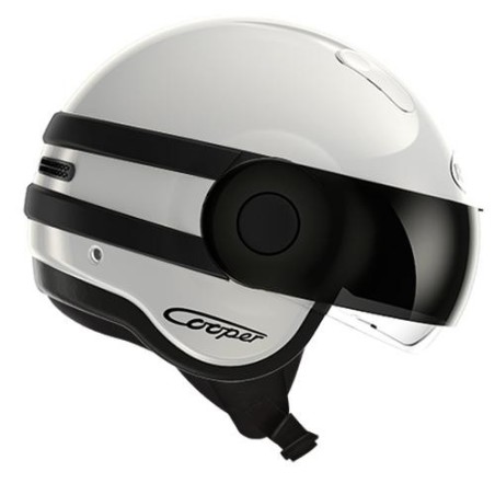 Casco Roof Cooper monocolore bianco lucido