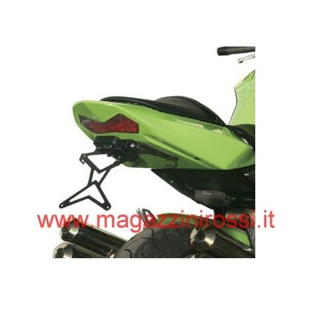 Portatarga regolabile nero Kawasaki Z1000, Suzuki GSR..