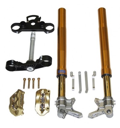 Kit forcella completo Ohlins con pinze Brembo per Yamaha T-Max 530