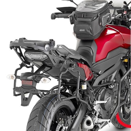 Portavaligie laterale a sgancio rapido Givi PLR450 Monokey per Yamaha MT09 Tracer