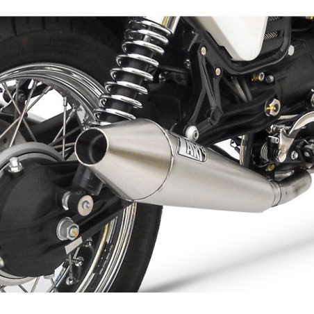 Terminali Zard Inox Racing Omologati per Moto Guzzi V7 Classic e V7 II Special