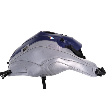 Copriserbatoio Bagster per BMW R1200GS in similpelle blu scuro e grigio acciaio