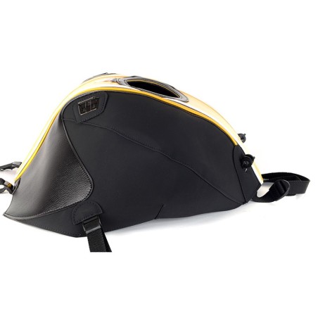 Copriserbatoio Bagster per Suzuki Gladius 650 in similpelle nero opaco e giallo surf