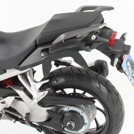 Telai laterali neri Hepco & Becker C-Bow system per Honda VFR800X Crossrunner dal 2015