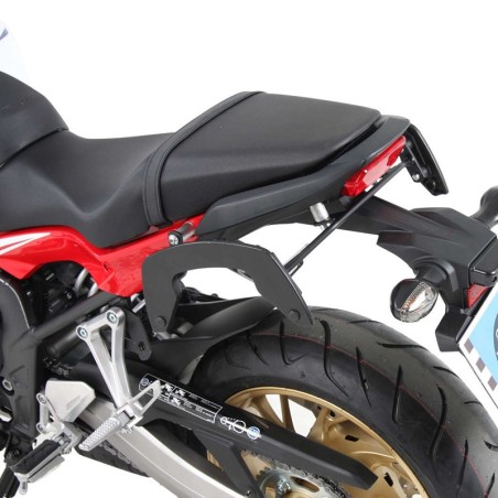 Telai laterali neri Hepco & Becker C-Bow system per Honda CBR650F dal 2014