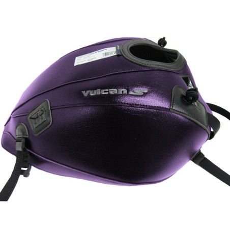 Copriserbatoio Bagster per Kawasaki Vulcan S650 in similpelle viola profondo