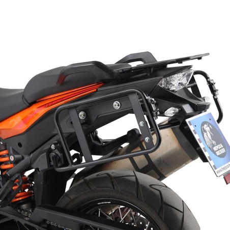 Coppia telai laterali neri Hepco & Becker Lock It per KTM 1190 Adventure/R dal 2013