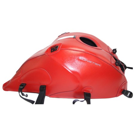 Copriserbatoio Bagster per Ducati Monster 821/1200/1200S in similpelle rosso