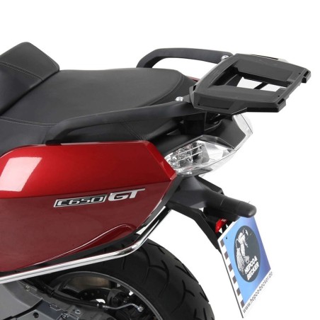 Portapacchi nero Hepco & Becker Alu Rack per BMW C650GT dal 2015