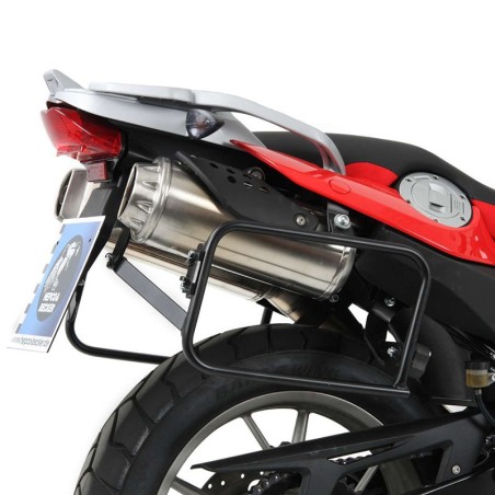 Coppia telai laterali neri Hepco & Becker Lock It per BMW G650 GS dal 2011